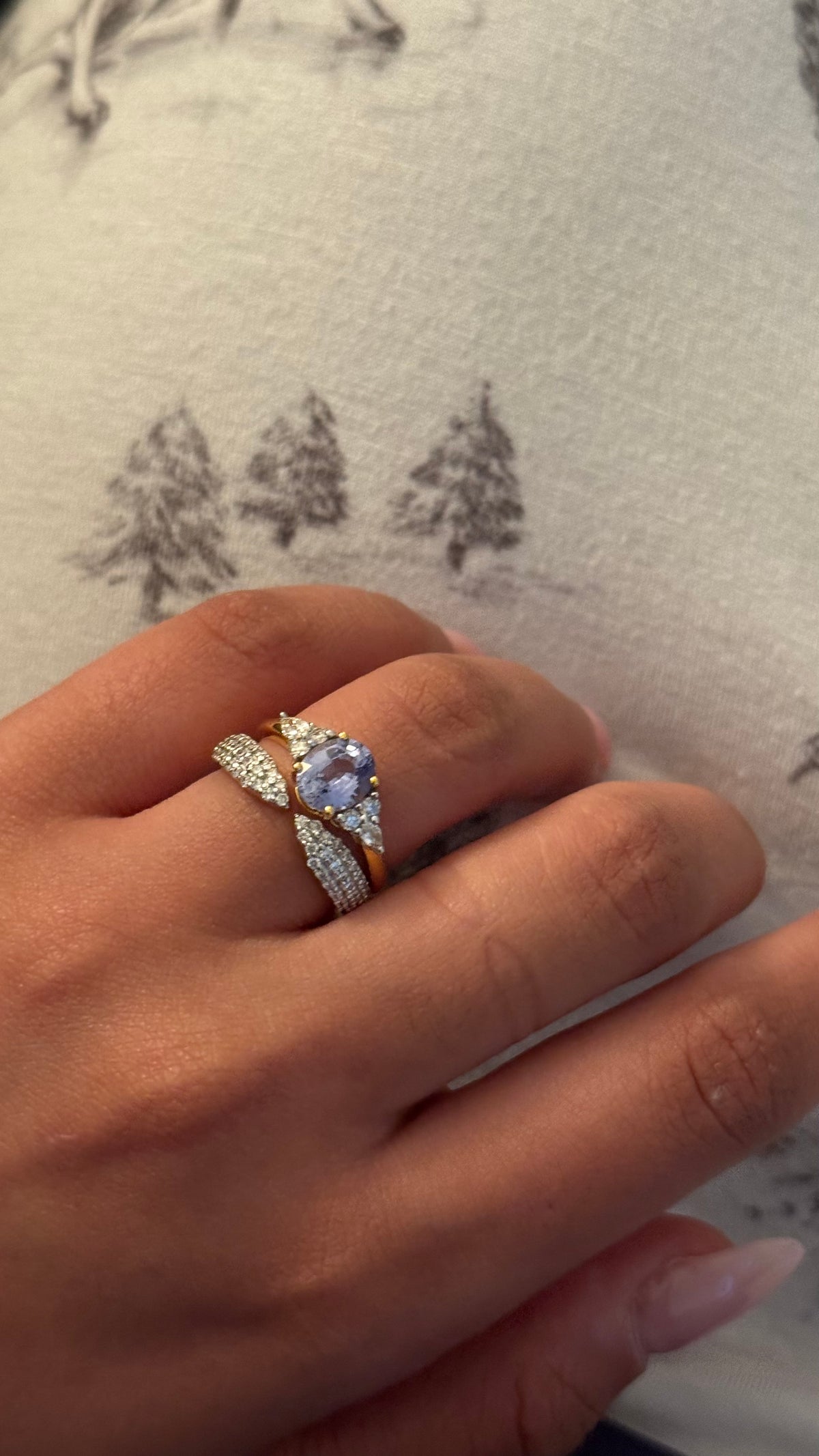 Meadow Ring in Blue Sapphire