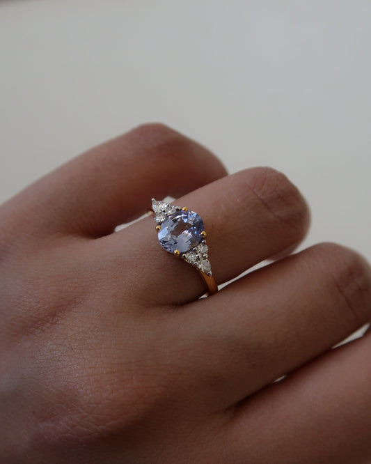 Meadow Ring in Blue Sapphire