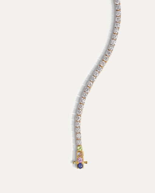 Kin Classic Diamond Tennis Bracelet 14K Gold