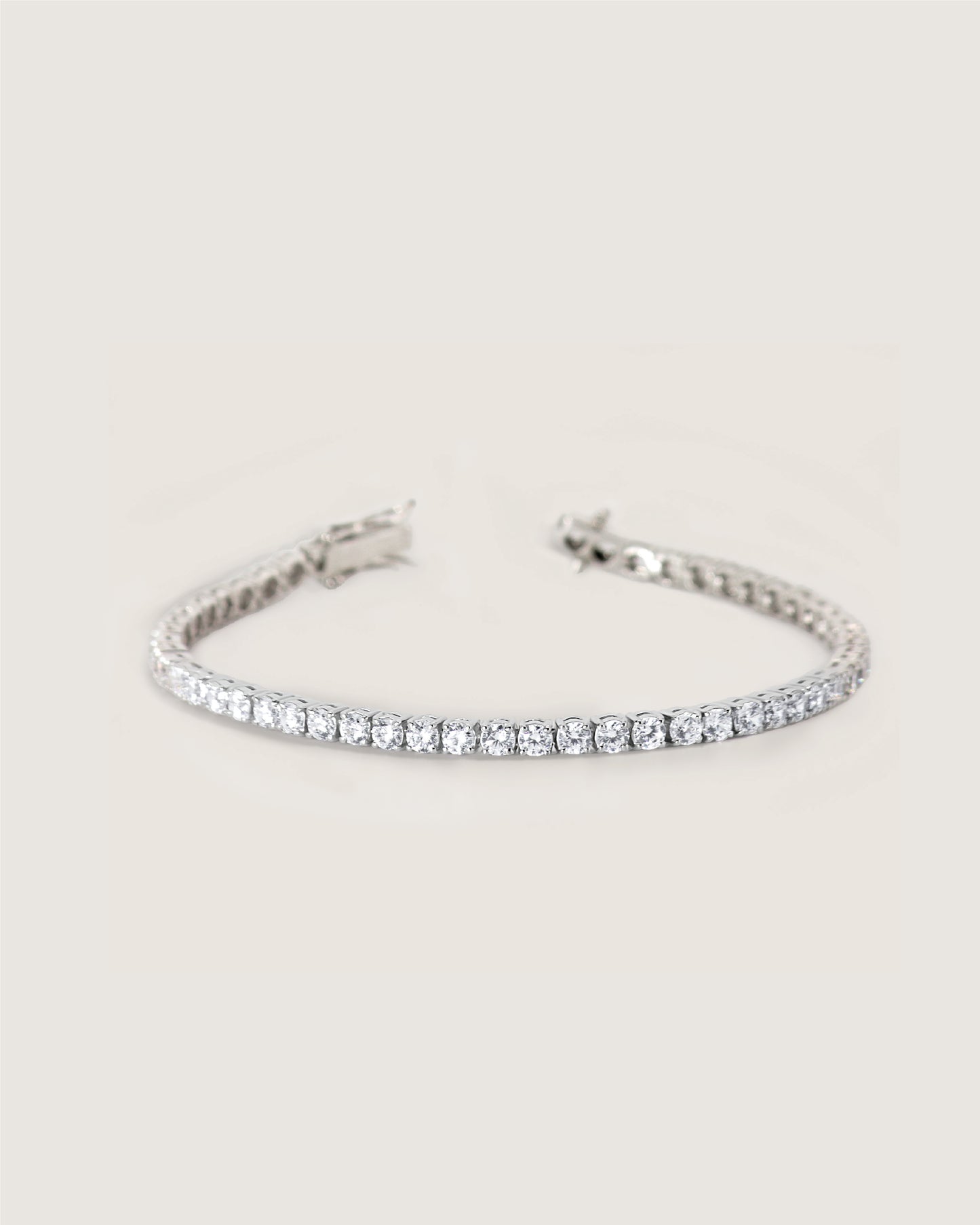 Classic Tennis Bracelet Sterling Silver