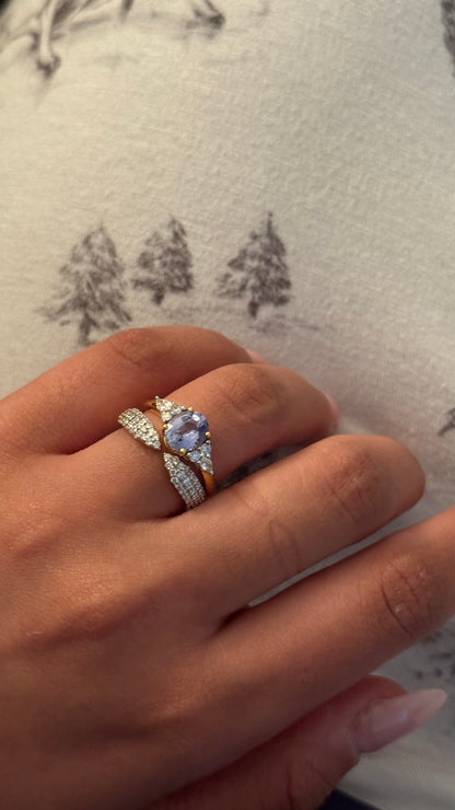 Meadow Ring in Blue Sapphire