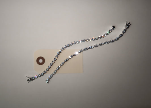 Dewdrop Pear Cut Tennis Bracelet