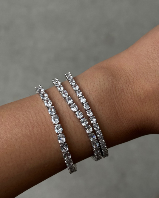 Seraphina Oval Cut Tennis Bracelet