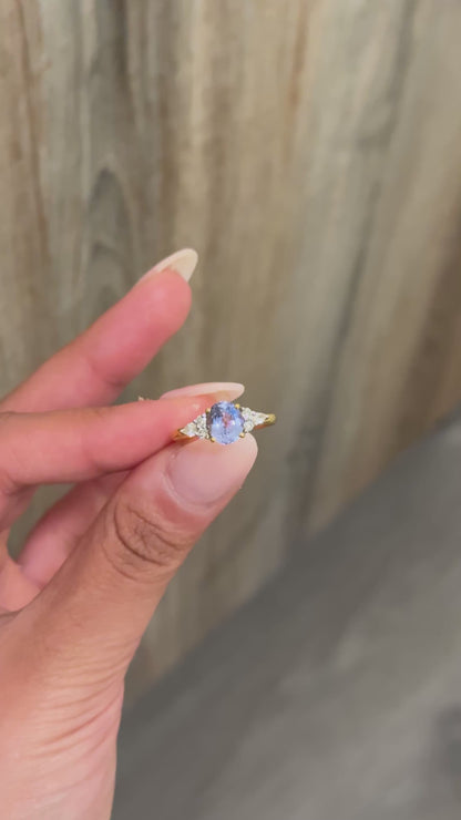 Meadow Ring in Blue Sapphire